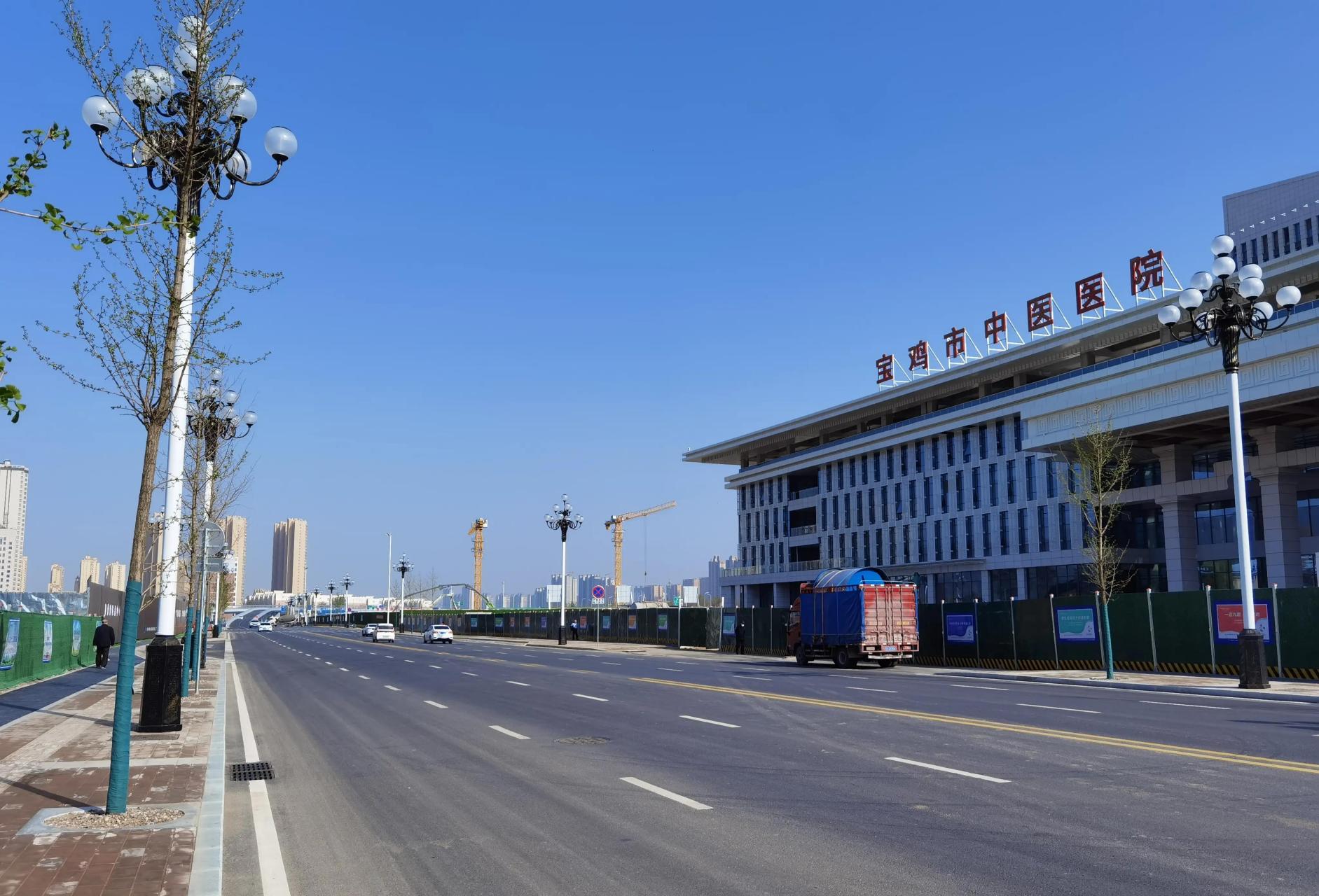 宝鸡市中医院新址项目建设如火如荼中,当时项目启动的时候,还在想