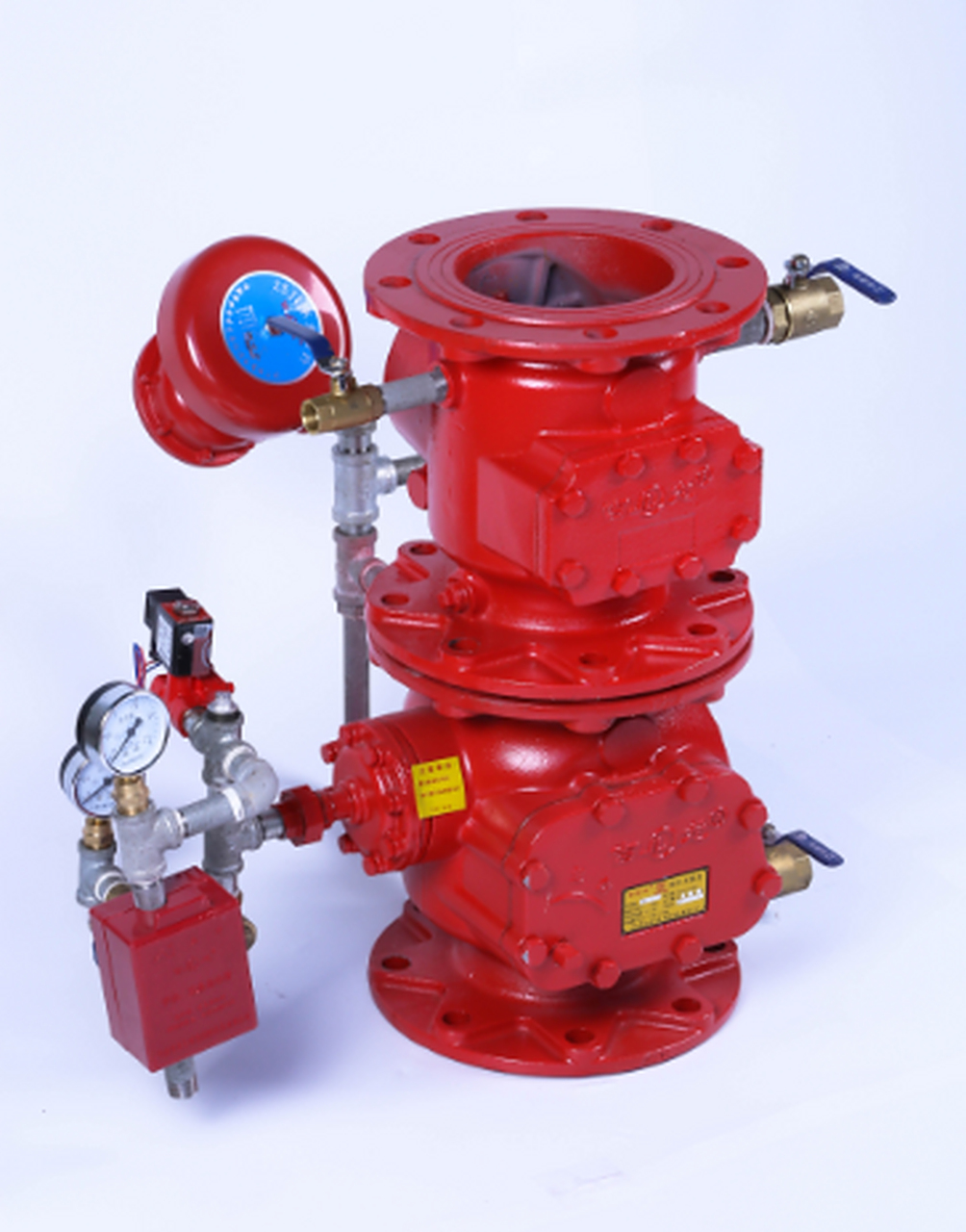 报警阀组漏水故障原因有五种:排水阀门未完全关闭时要关紧排水阀 ;