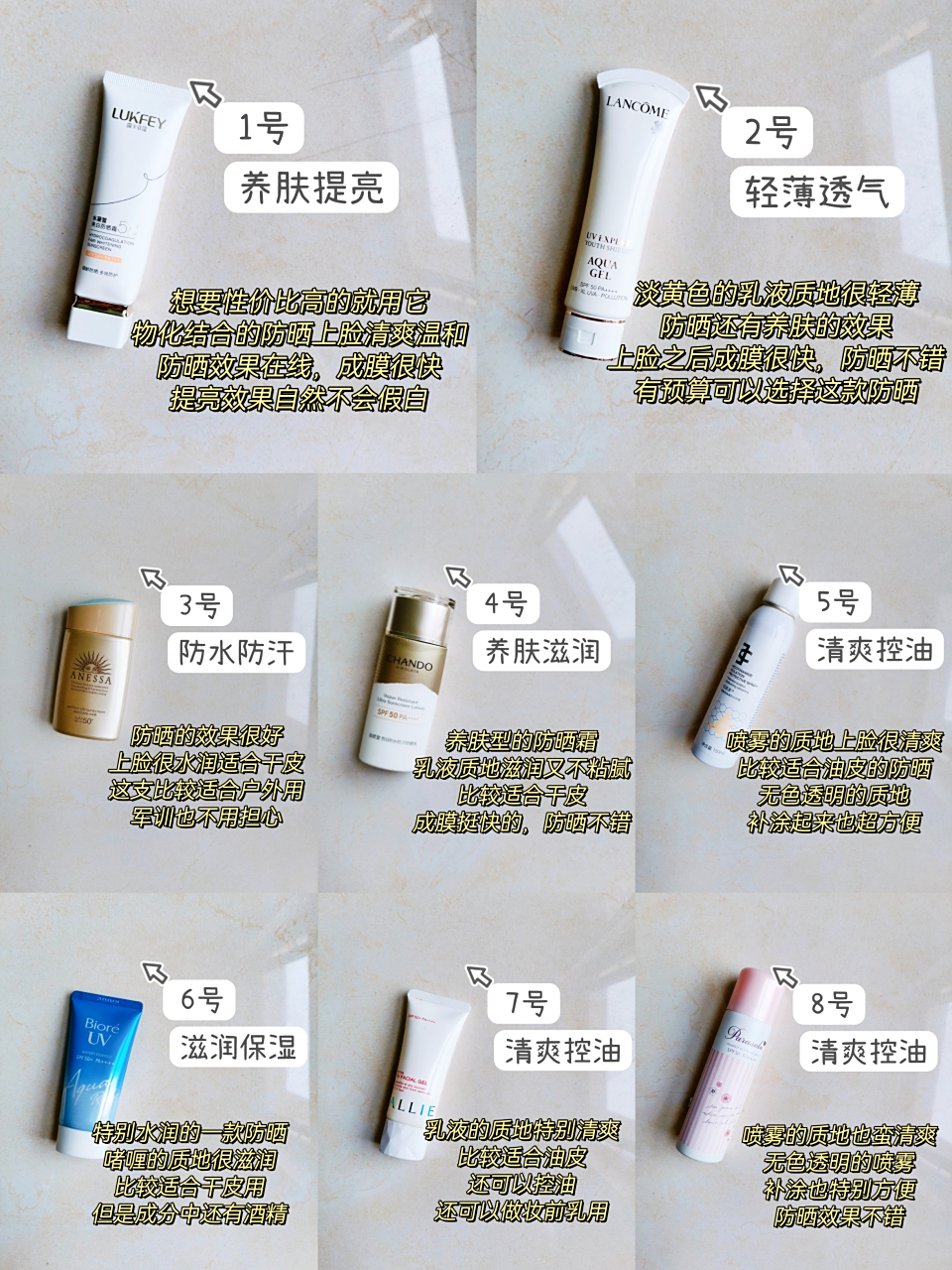 好用的防晒隔离霜排行榜 哪个品牌的防晒霜防晒效果最好 #防晒霜# #露