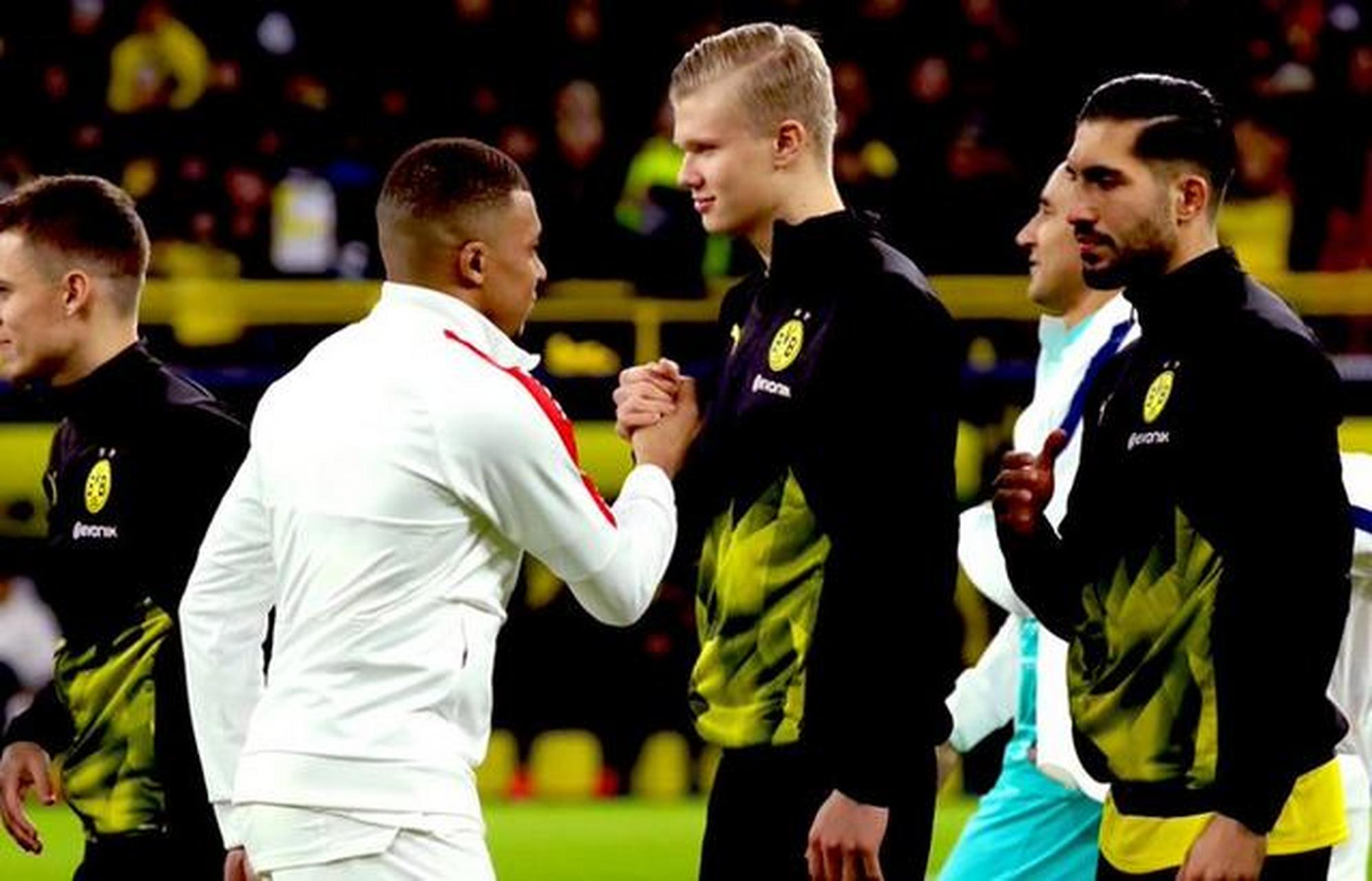 哈兰德谈姆巴佩:"目前有这么多优秀的球员,基里安是其中之一.