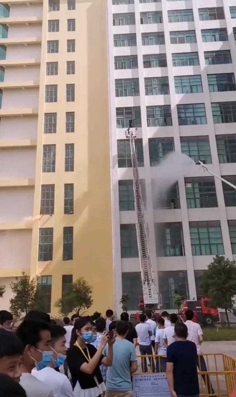 [发怒] 位于惠州三和经济开发区的伯恩高新科技有限公司,进行了消防