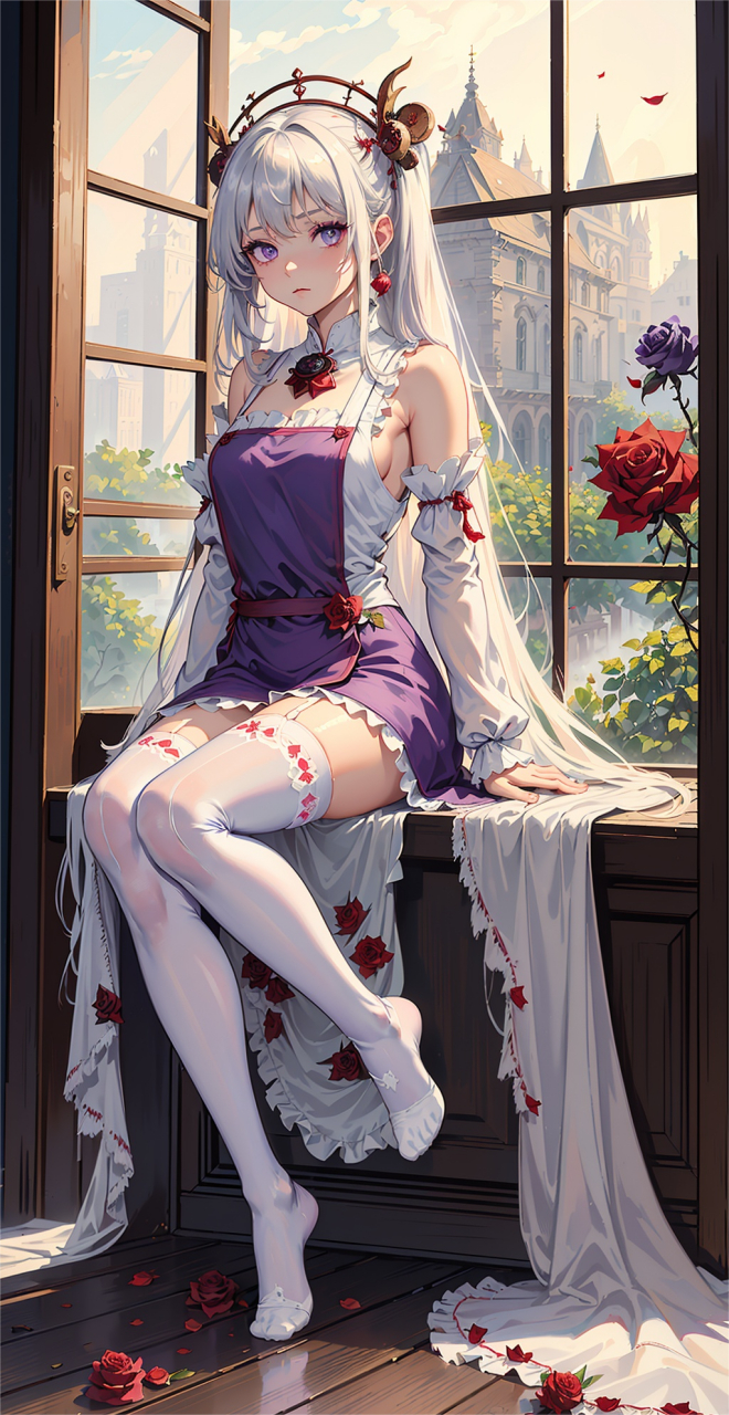 谁会拒绝这样的白丝小姐姐呢