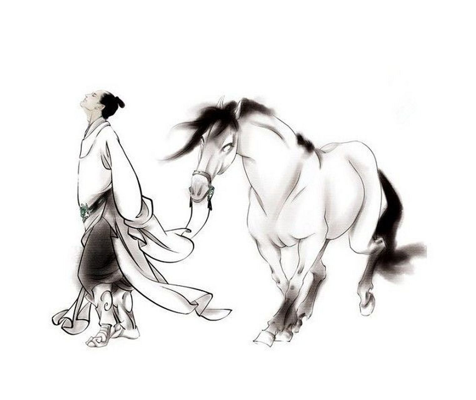 古代幽默故事# 石曼卿尝出游报宁寺,驭者失控.