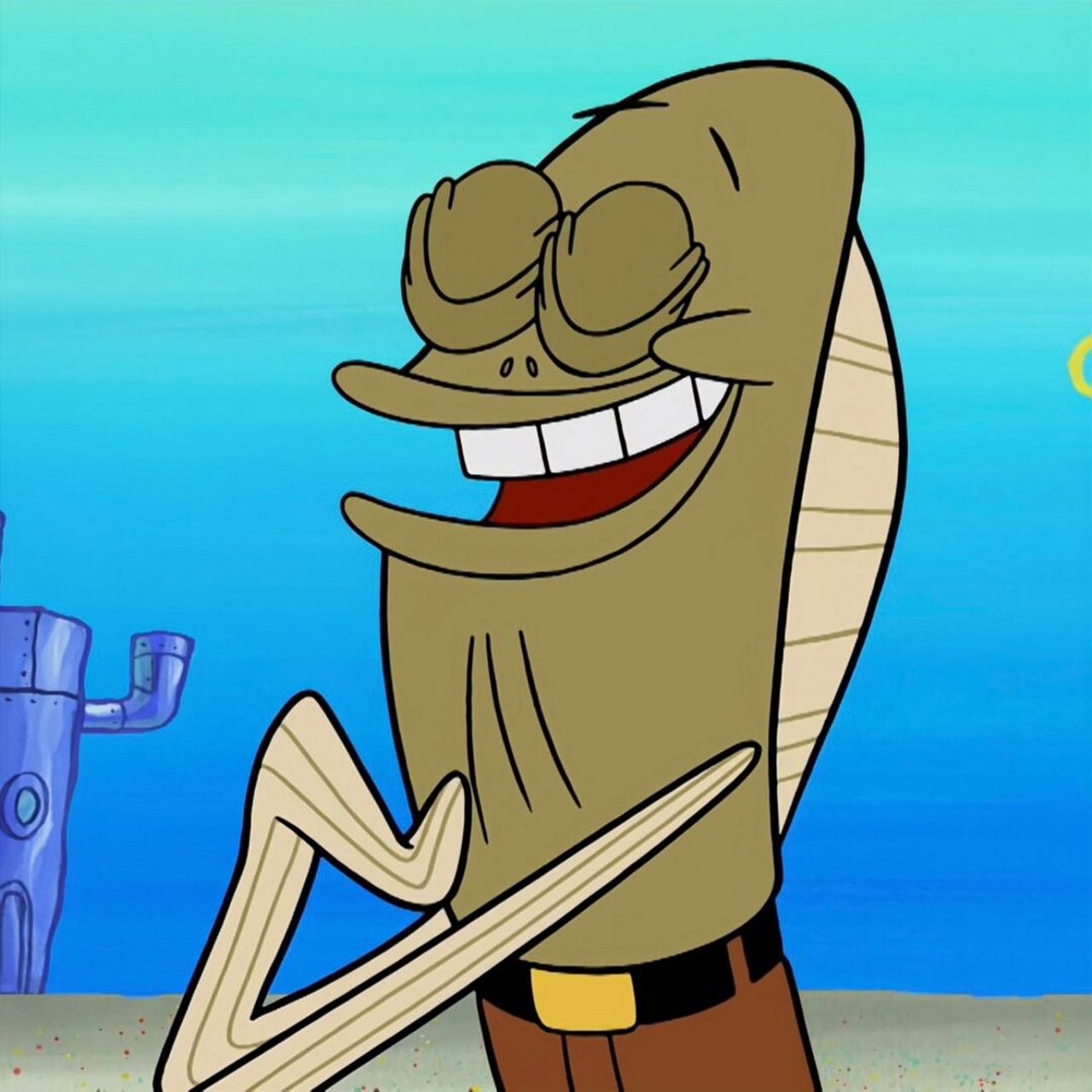 探秘比奇堡:神秘的路人鱼世界,惊艳的表情盛宴  你们知道这个鱼叫什么