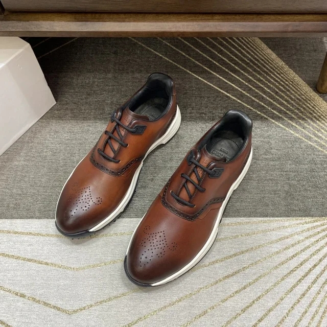 伯尔鲁帝牛津皮鞋