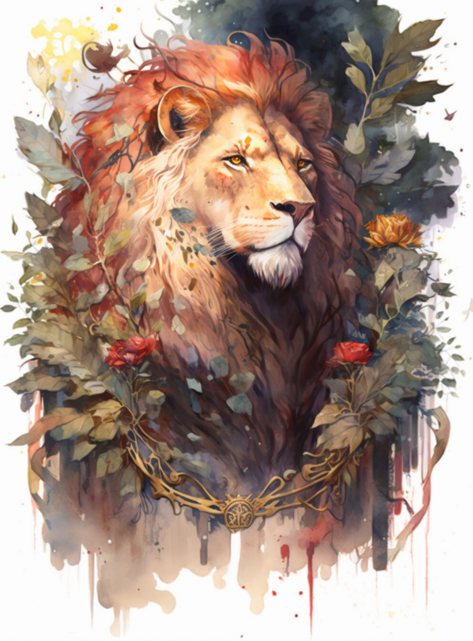 狮子代表了格兰芬多巫师敢于挥杆而起,直面挑战,带领大家走向胜利的