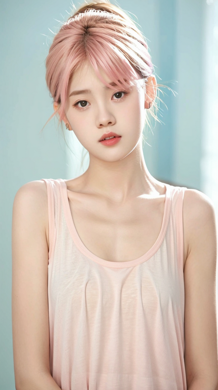 染发气质美女清纯人像写真摄影 #养眼美女# #气质美女#