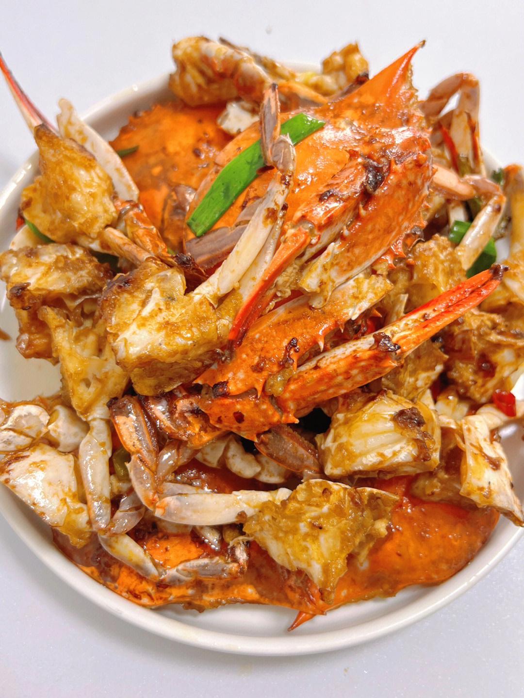 食谱[微风] 葱姜炒梭子蟹巨好吃