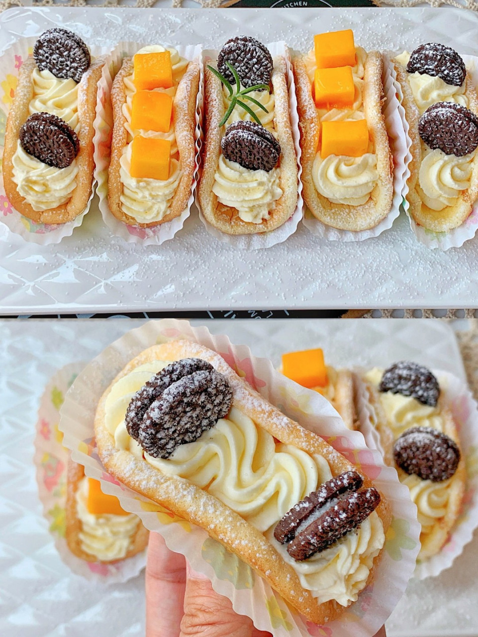 新手烘焙教程 芒果奥利奥抱抱卷一次成功 今天我们请来了plmm @多m