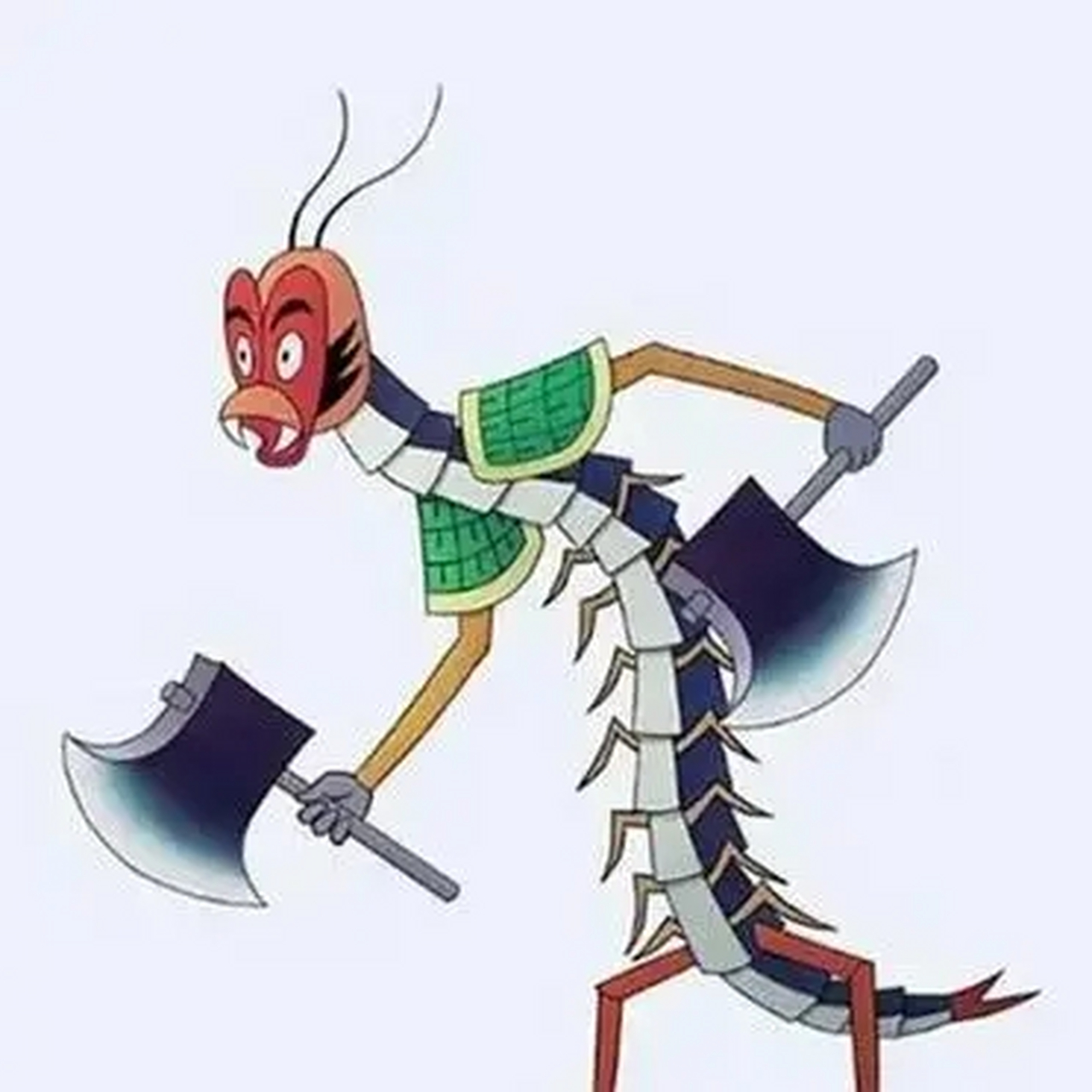 原来葫芦娃里的蜈蚣精是水生的不是陆生的,有图有真相