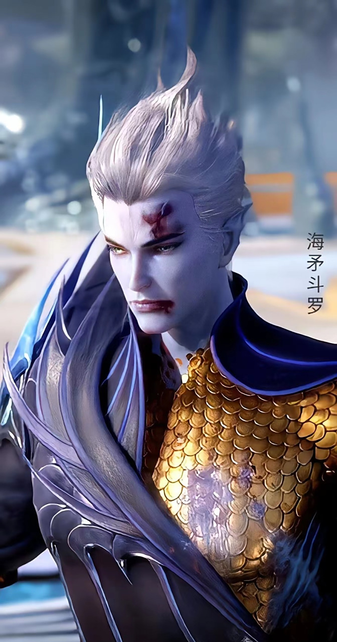 斗罗# #斗罗大陆##斗罗大陆动漫#  武魂海矛斗罗,通体金色的黄金趁