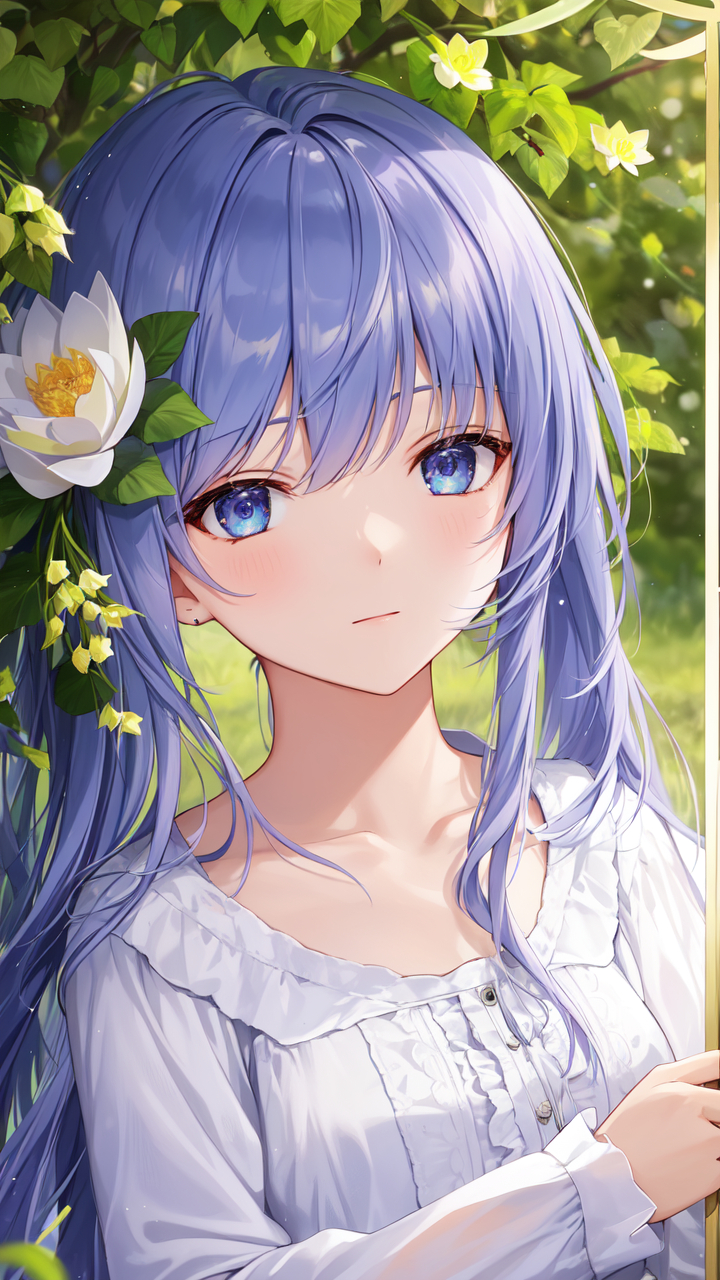 夏天适合用来做手机屏保的二次元壁纸 #完美夏日##ai艺术季