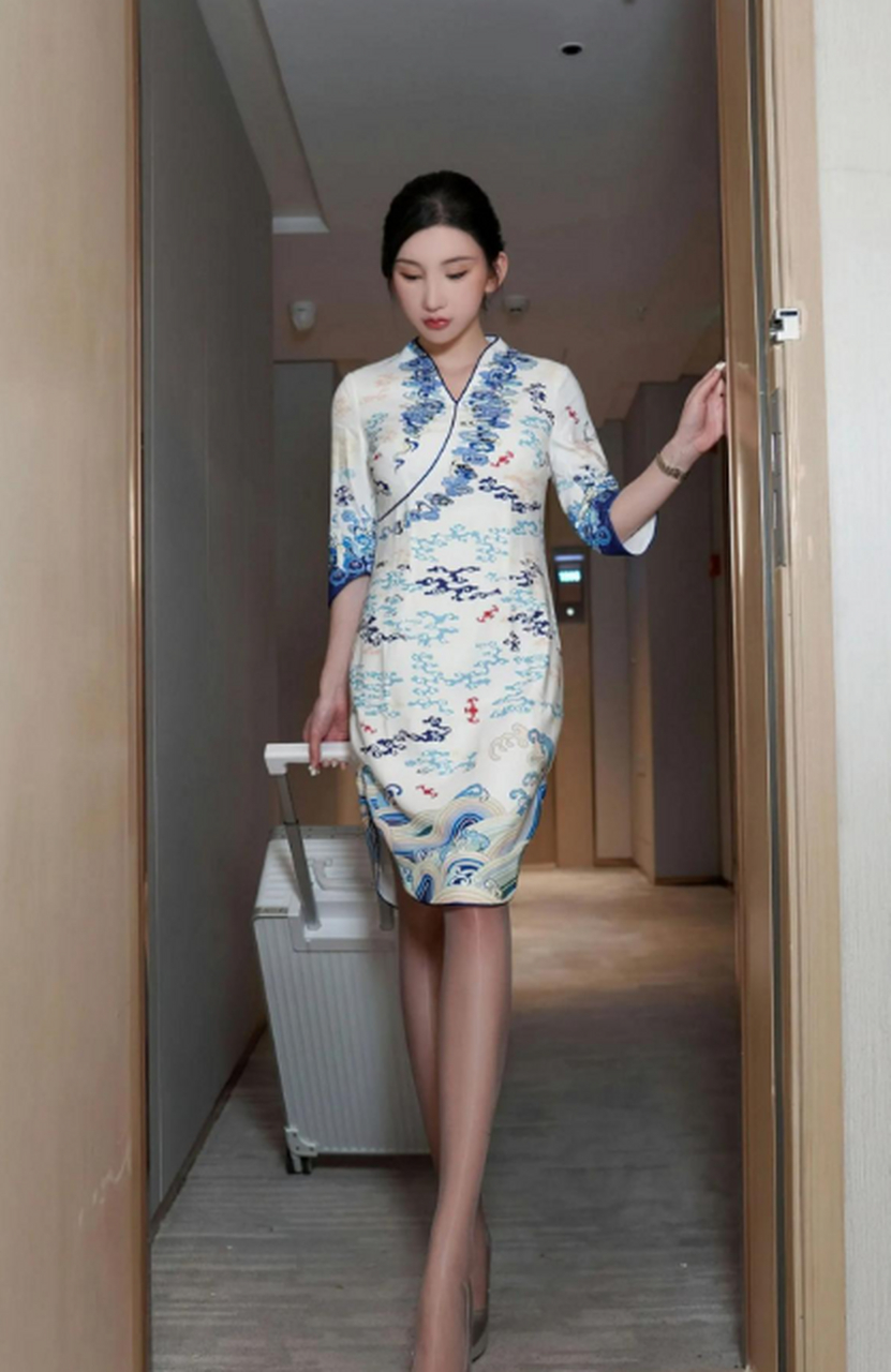 典雅旗袍化身空乘小姐姐,性感,高贵.#人像摄影