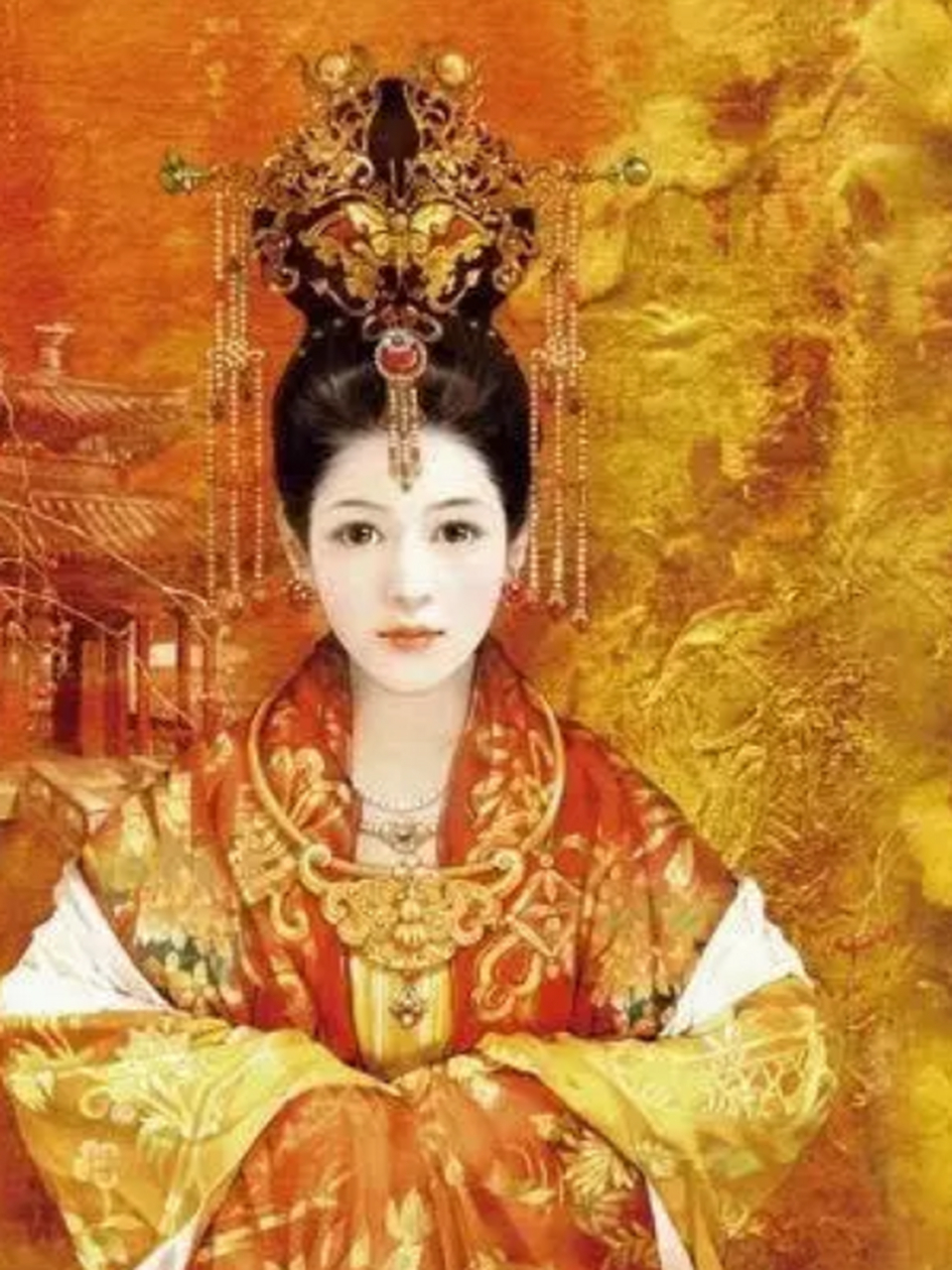 她先是成为了宇文化及的偏房,而后宇文化及被窦建德杀死,萧皇后成为了