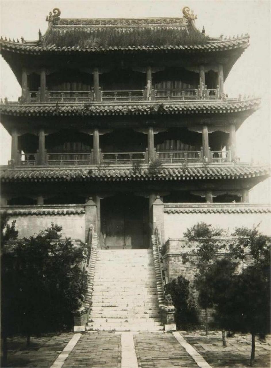 1934年沈阳老照片 90多年前的奉天宫殿建筑 本组照片主要是90年前的