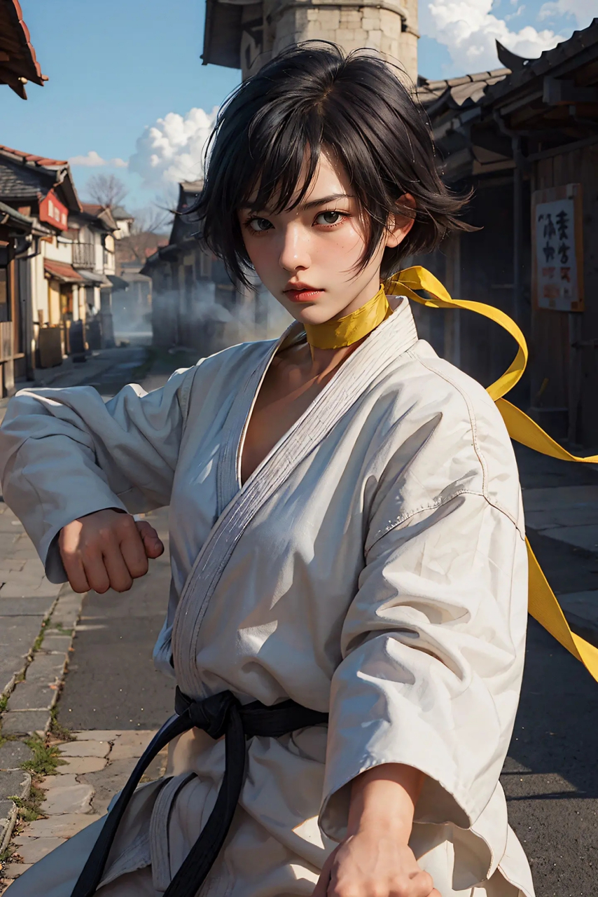 《街霸》加藤真琴.#ai绘画 #ai生成图 #格斗游戏 #游戏美女 #街头霸王