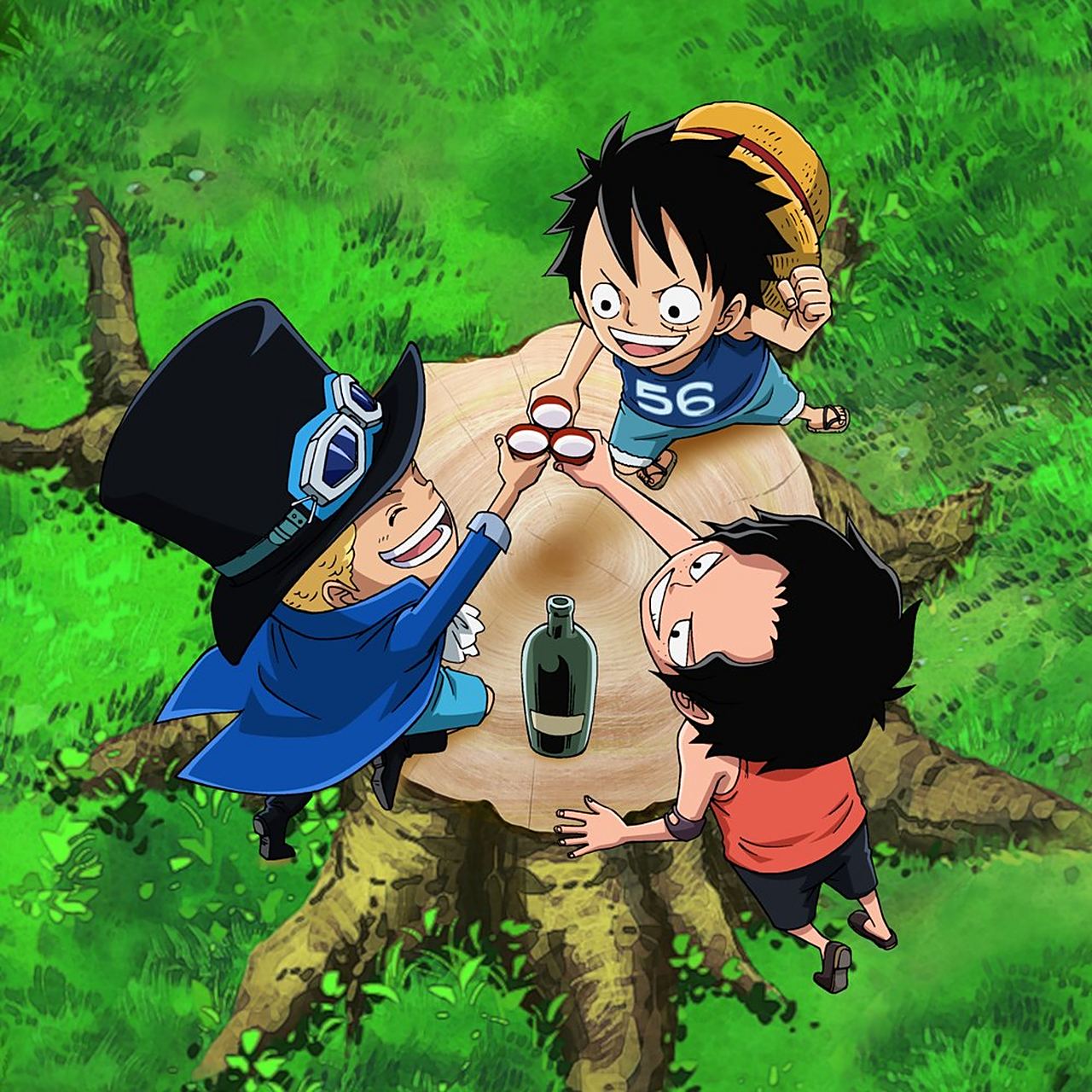 海贼王# 动漫好图分享(三兄弟)