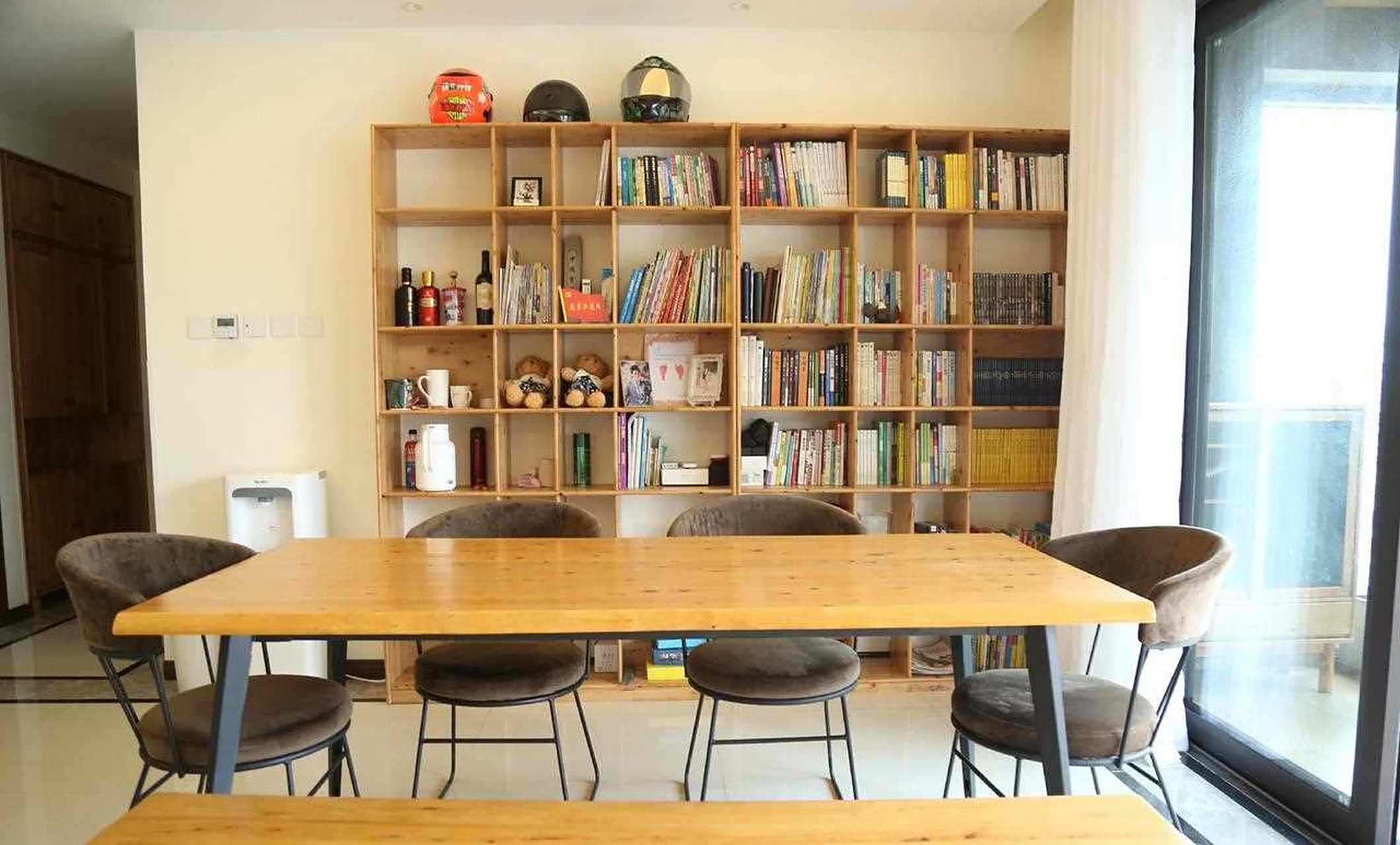 怎样将书房与餐厅融为一体?我是这样做的 客厅餐厅书房分开做太浪费!