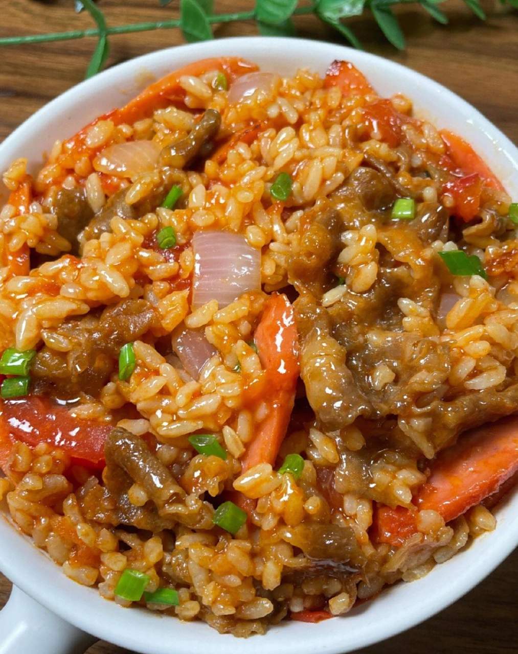 [鸡蛋]今晚上做了酱汁敲浓郁的番茄肥牛烩饭~真实太好吃了,姐妹们可以