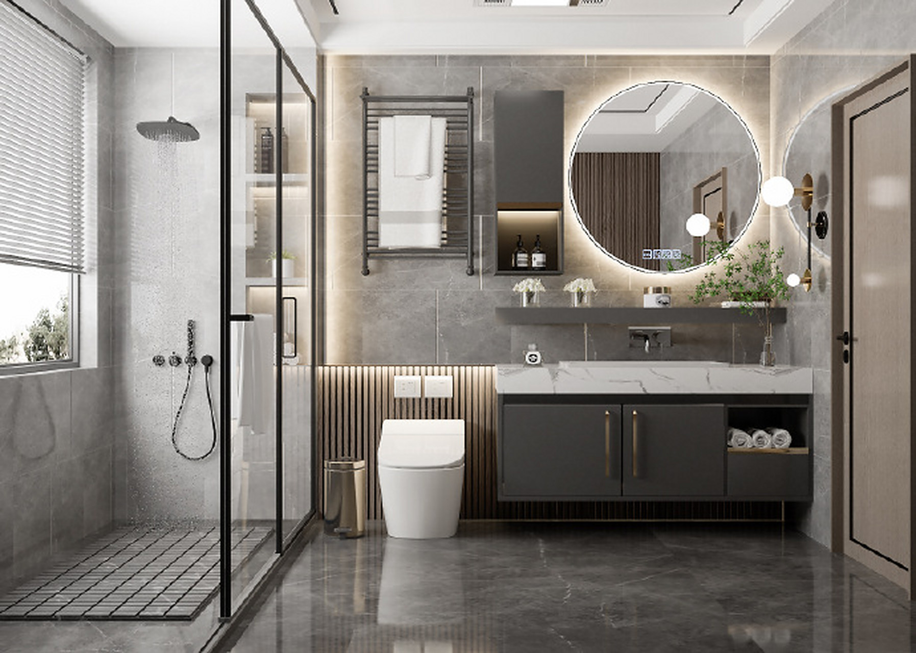 卫生间设计搭配效果图案例