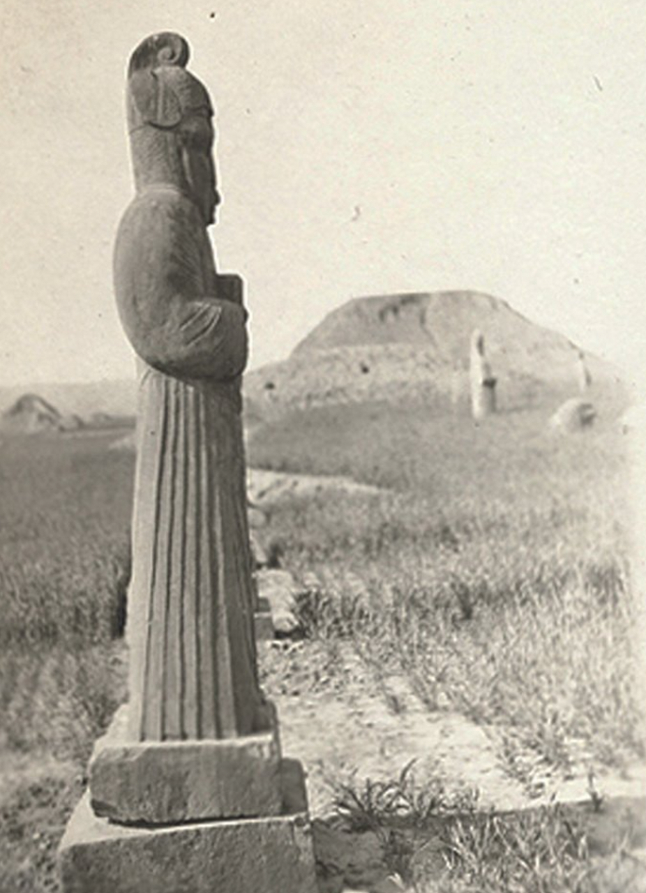 历史老照片 1913-1914年,河南巩县宋陵照.