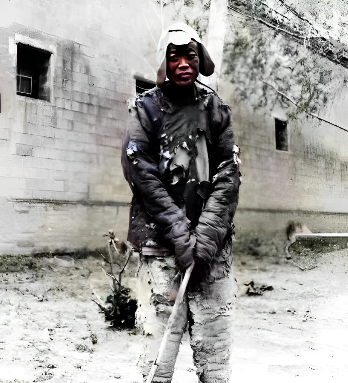 晚清乞丐真迹照片,经历了太平天国和义和团运动之后