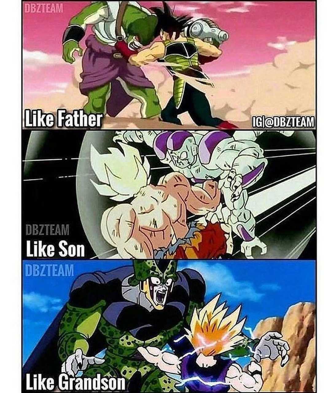 龙珠# 这一招家族遗传