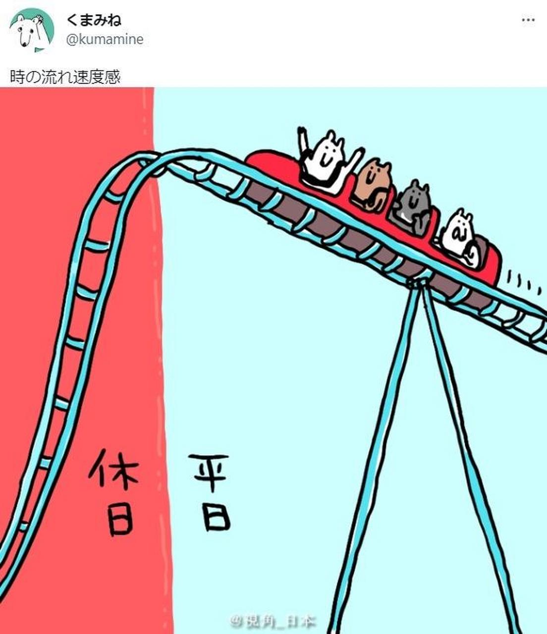 漫画:时光流逝的体感速度,工作日和节假日,实在太形象了