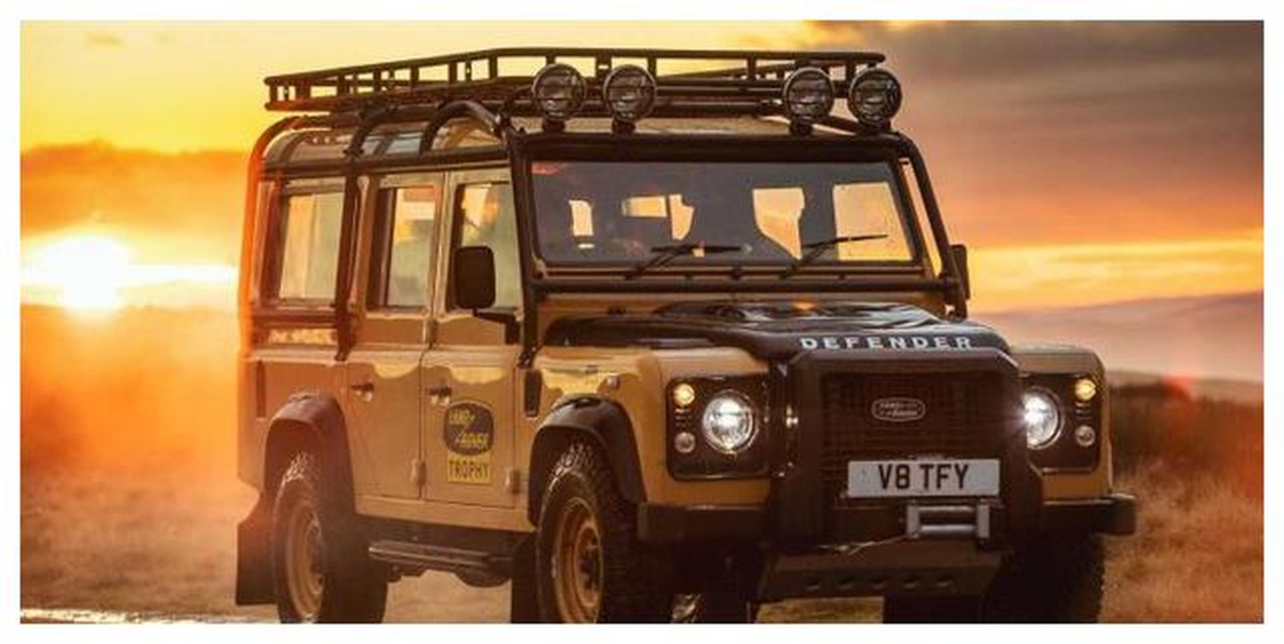 路虎发布trophy特别版车型,基于老款卫士worksv8,全球限量25台,起售价