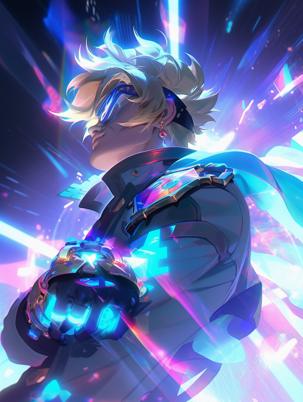 探险家-伊泽瑞尔!#英雄联盟# #ai绘画