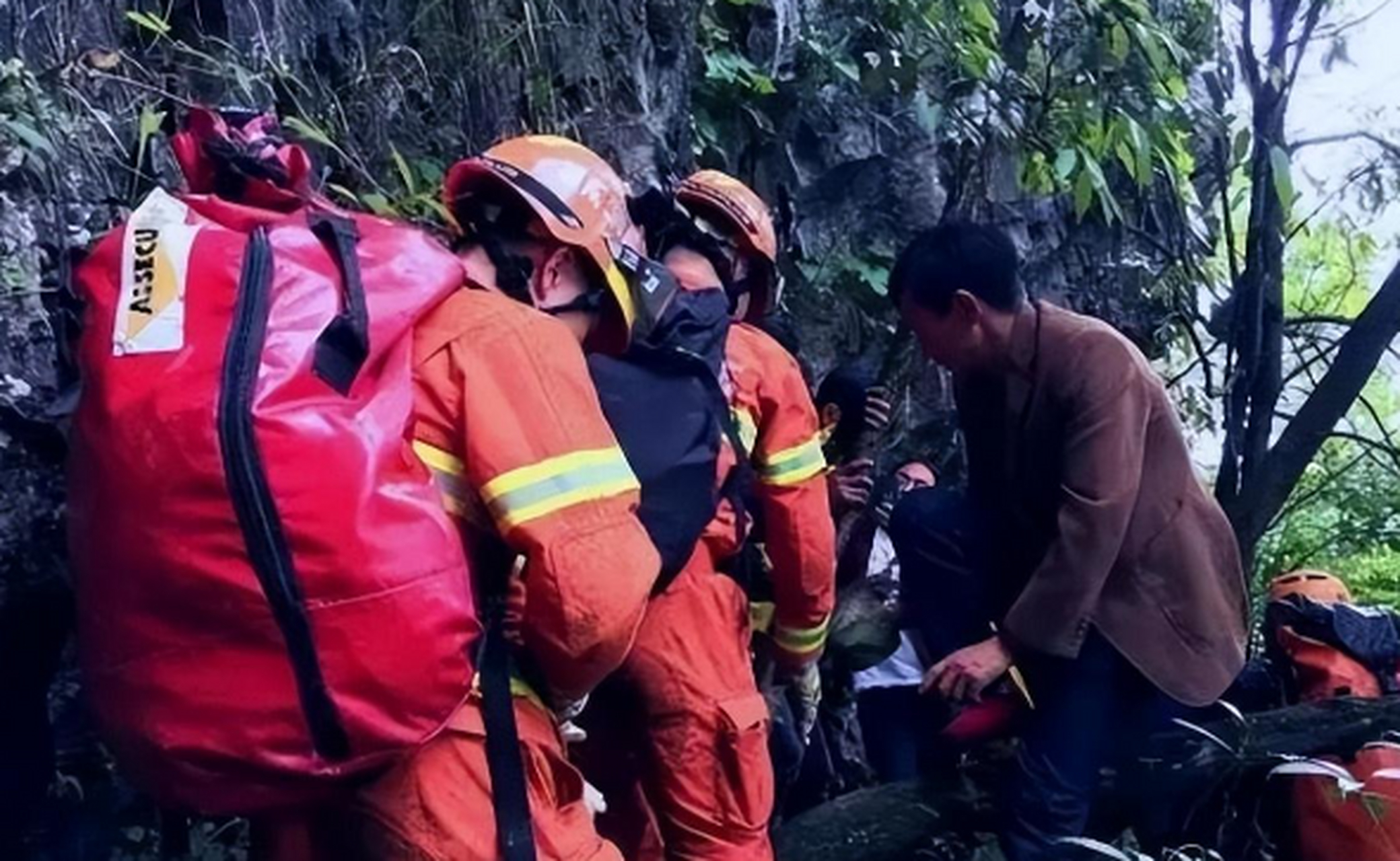 翼装刘安遗体头部图片