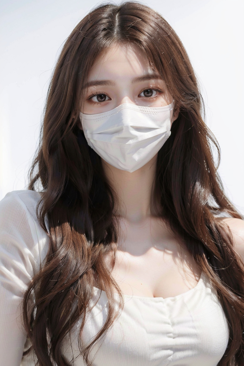 摘掉口罩前后对比,似乎口罩不合适噢[汗] #戴口罩# #百家新收益