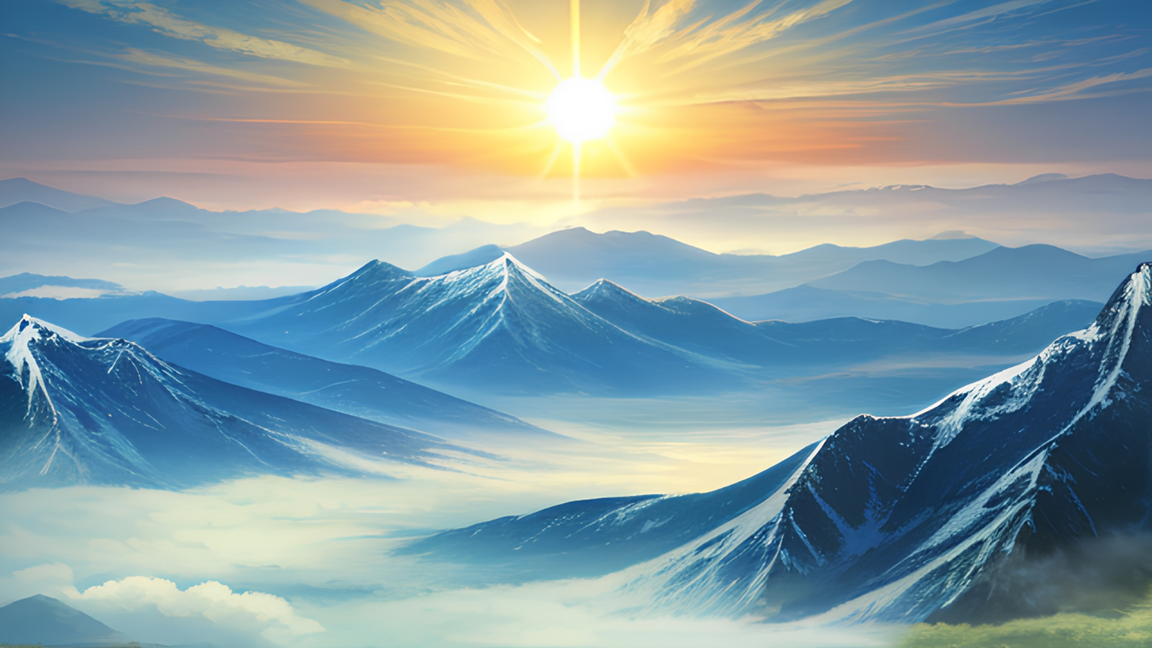 ai  少年歌行 昆仑之巅沐日光,沧海绝境见青山#青山