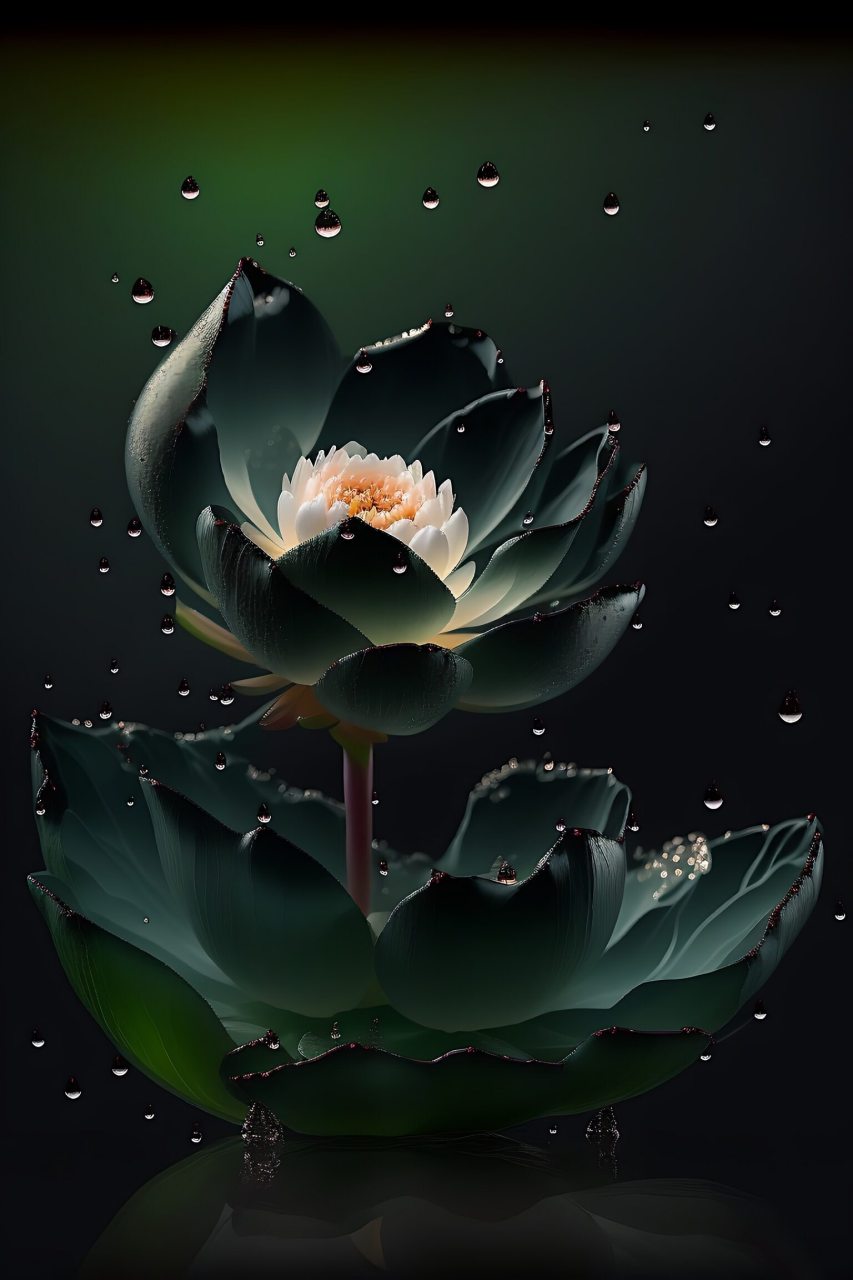 红尘里,有一个黑色的莲花,它是那么的与众不同,它的存在让人们感受到