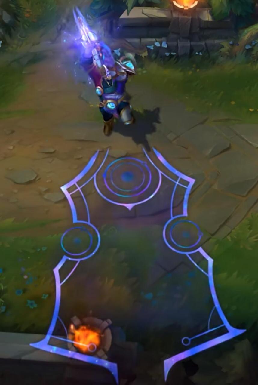 英雄联盟新皮肤"星界塞恩",塞恩的四个技能的特效都变成了类似lol星界