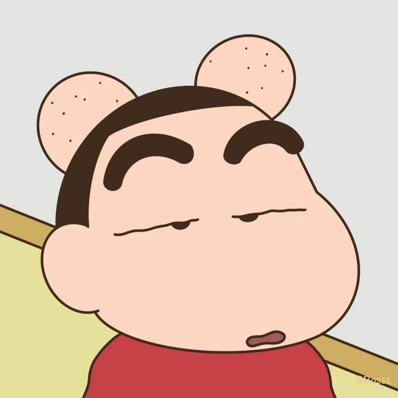 蜡笔小新头像  "慢慢走 沿途有风景 背后有阳光."#宝藏作者创作企划3