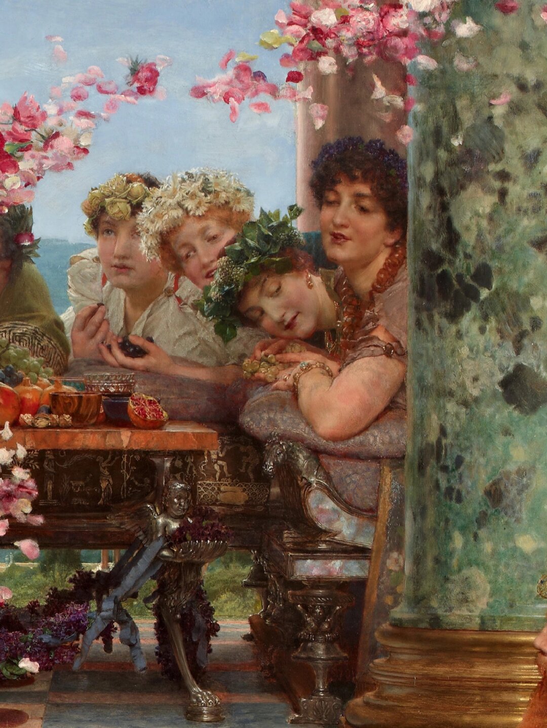 每天认识一幅世界名画—《埃拉加巴卢斯的玫瑰》  名称:埃拉加巴卢斯