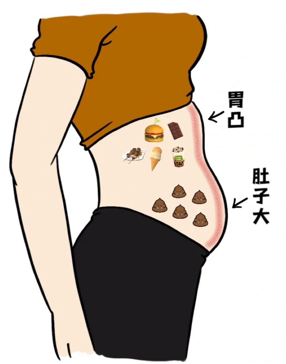 我来告诉您 女性腹部肥胖的原因,与人体内的气血运行,脏腑功能以及