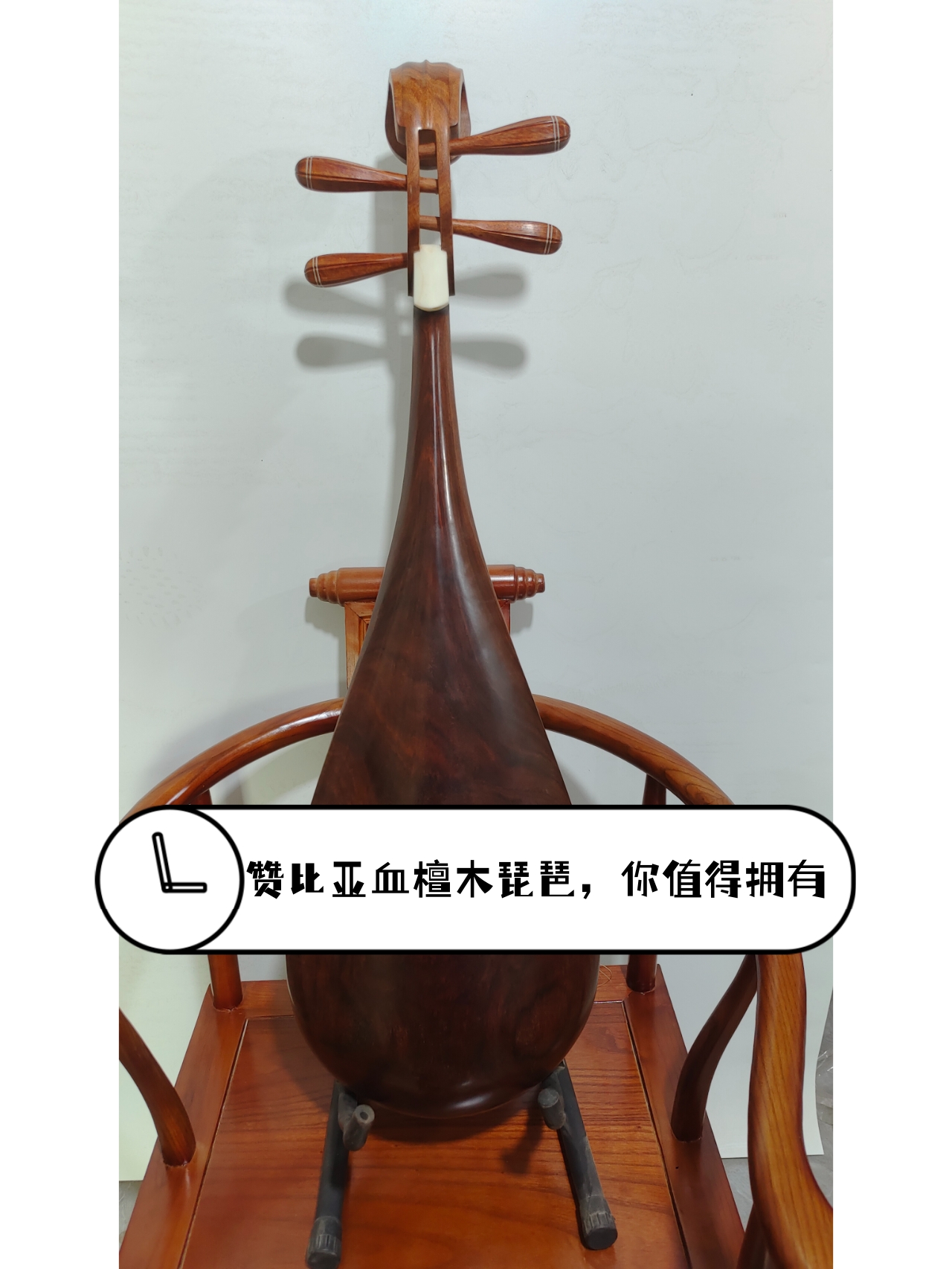 赞比亚血檀木琵琶你值得拥有