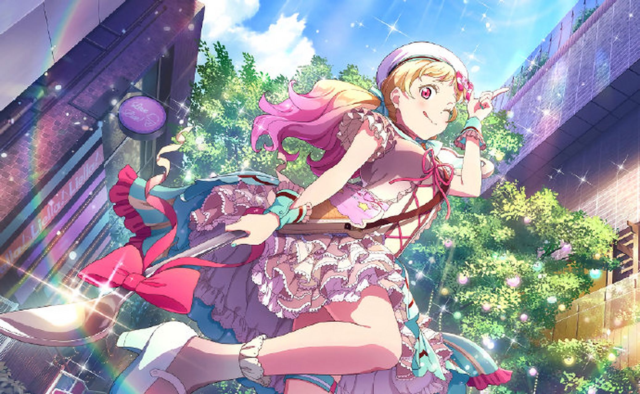 经典动漫# lovelive sif2视觉图: 唐可可,岚千砂都,鬼冢夏美