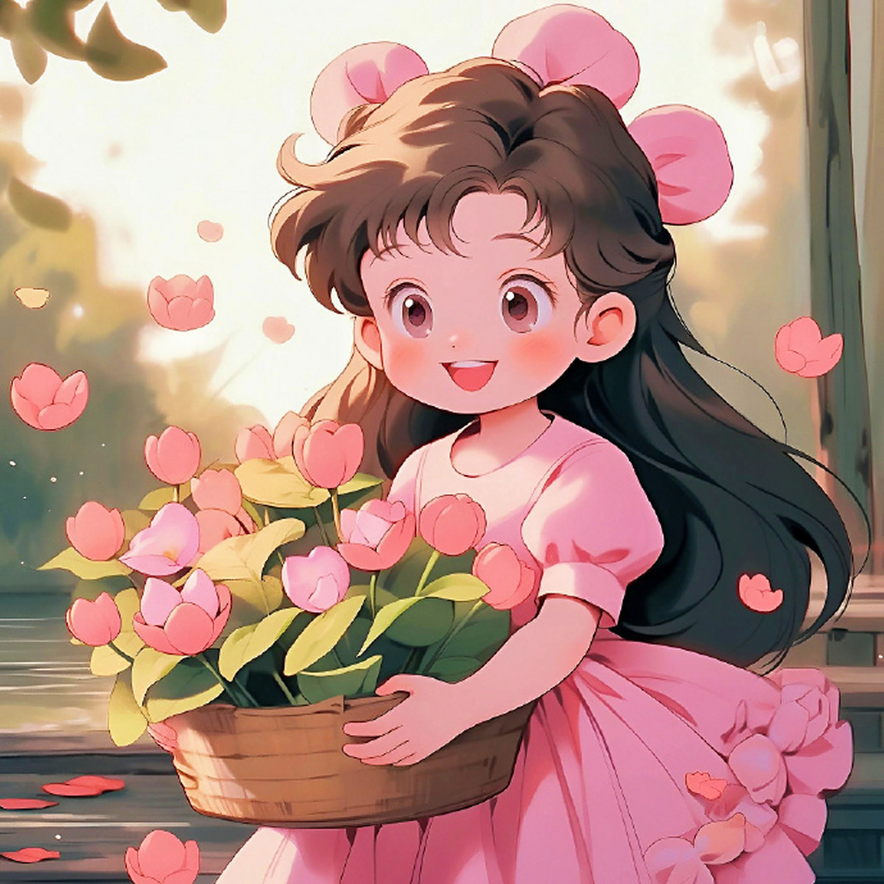 粉嘟嘟花仙小萌妹可爱头像 676767 #ai绘画# #九月动态激励计划