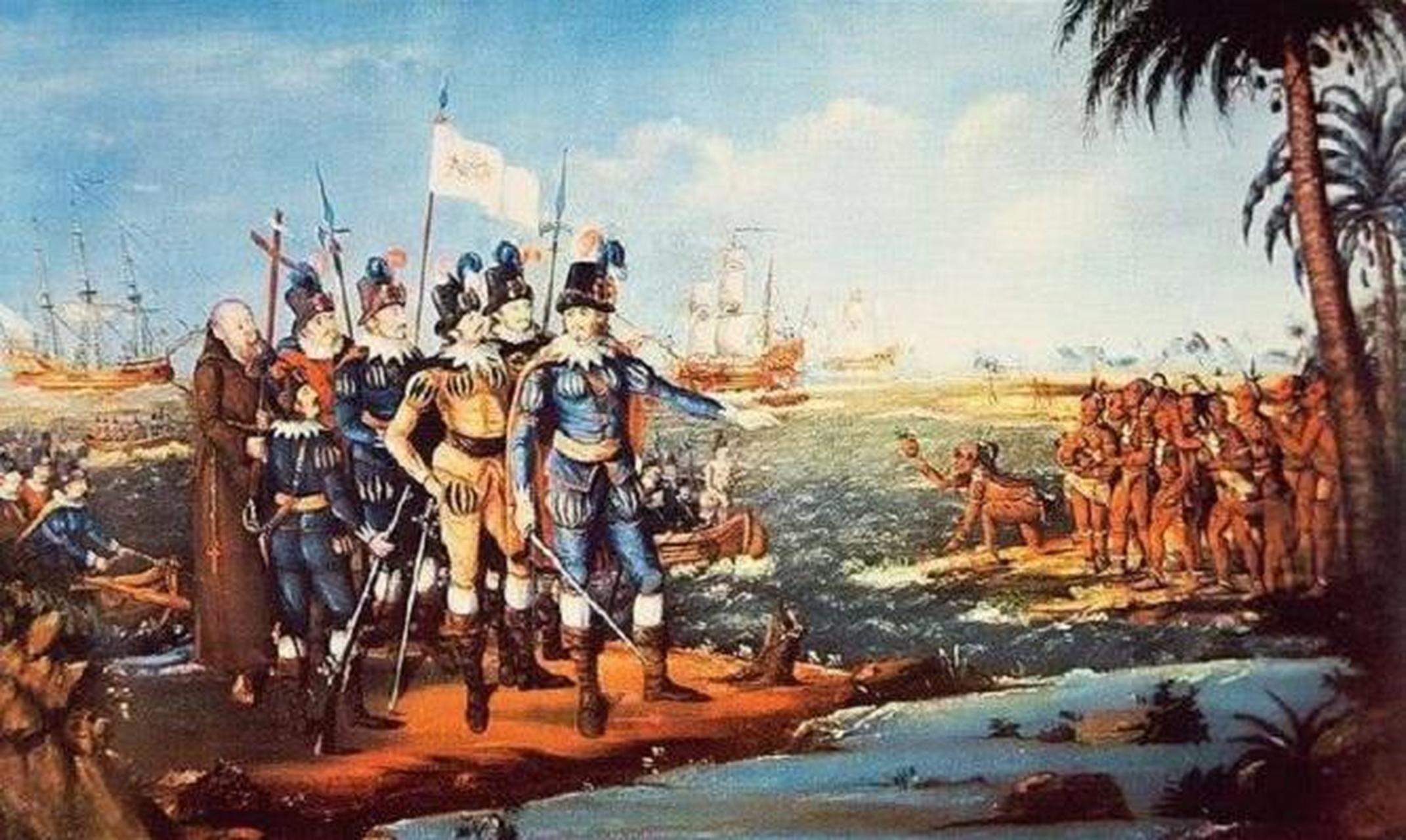 16世纪欧洲殖民者通过三角贸易等多种形式,在美洲掠取了大量的白银