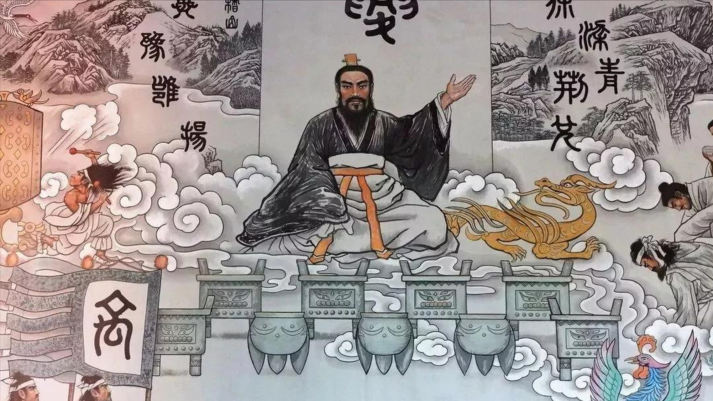 "赵无恤怒视智瑶:"因为我能忍!"智瑶狂笑:你忍给我看看!