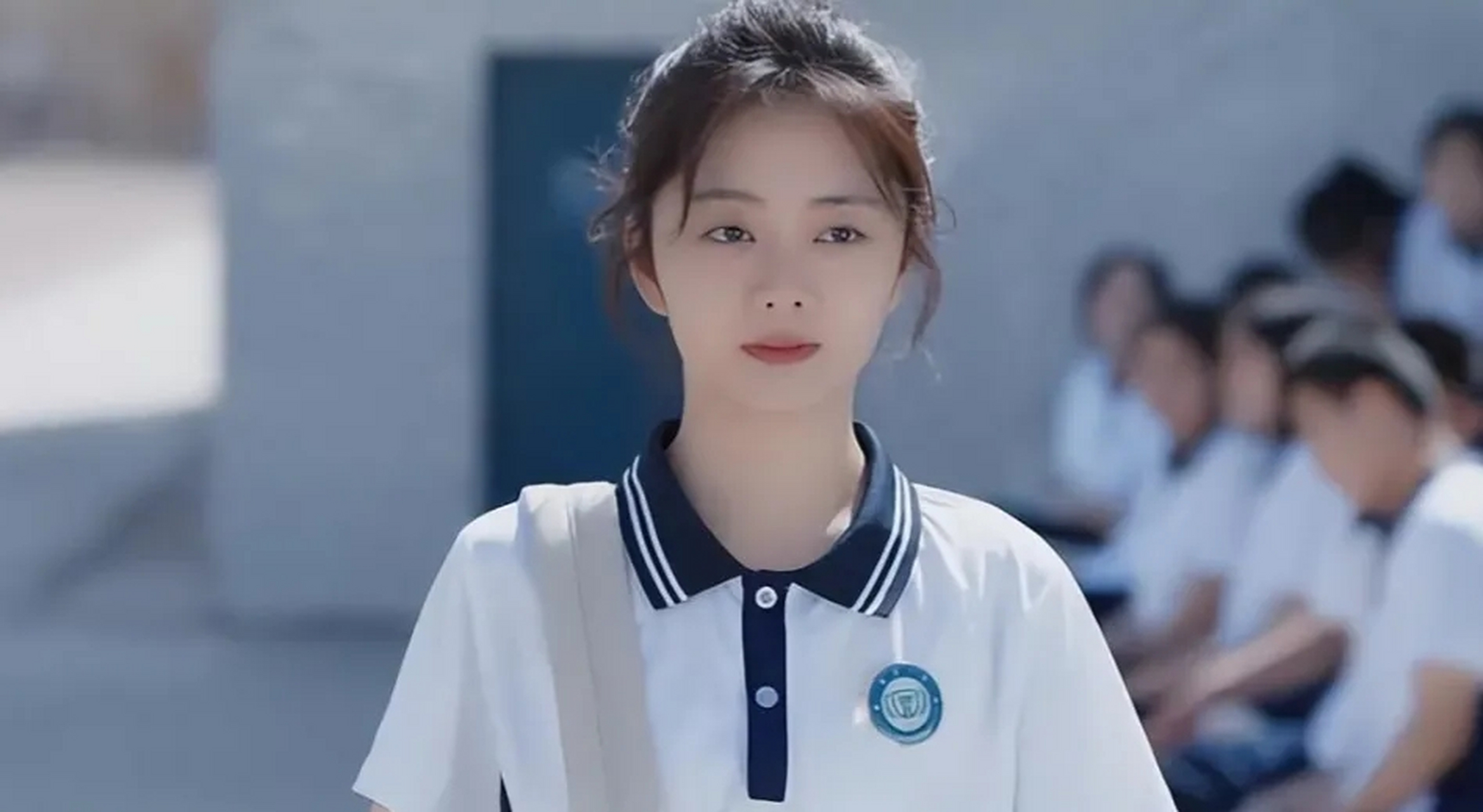 谭松韵学生装,觉得谭松韵演学生毫无违和感.