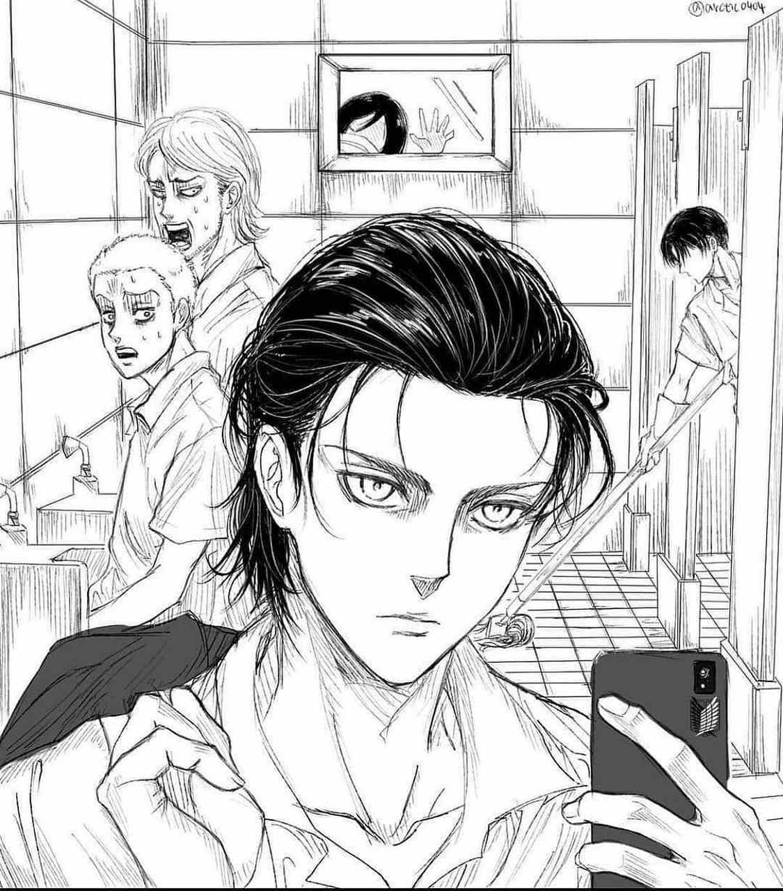 艾伦自拍 #动漫