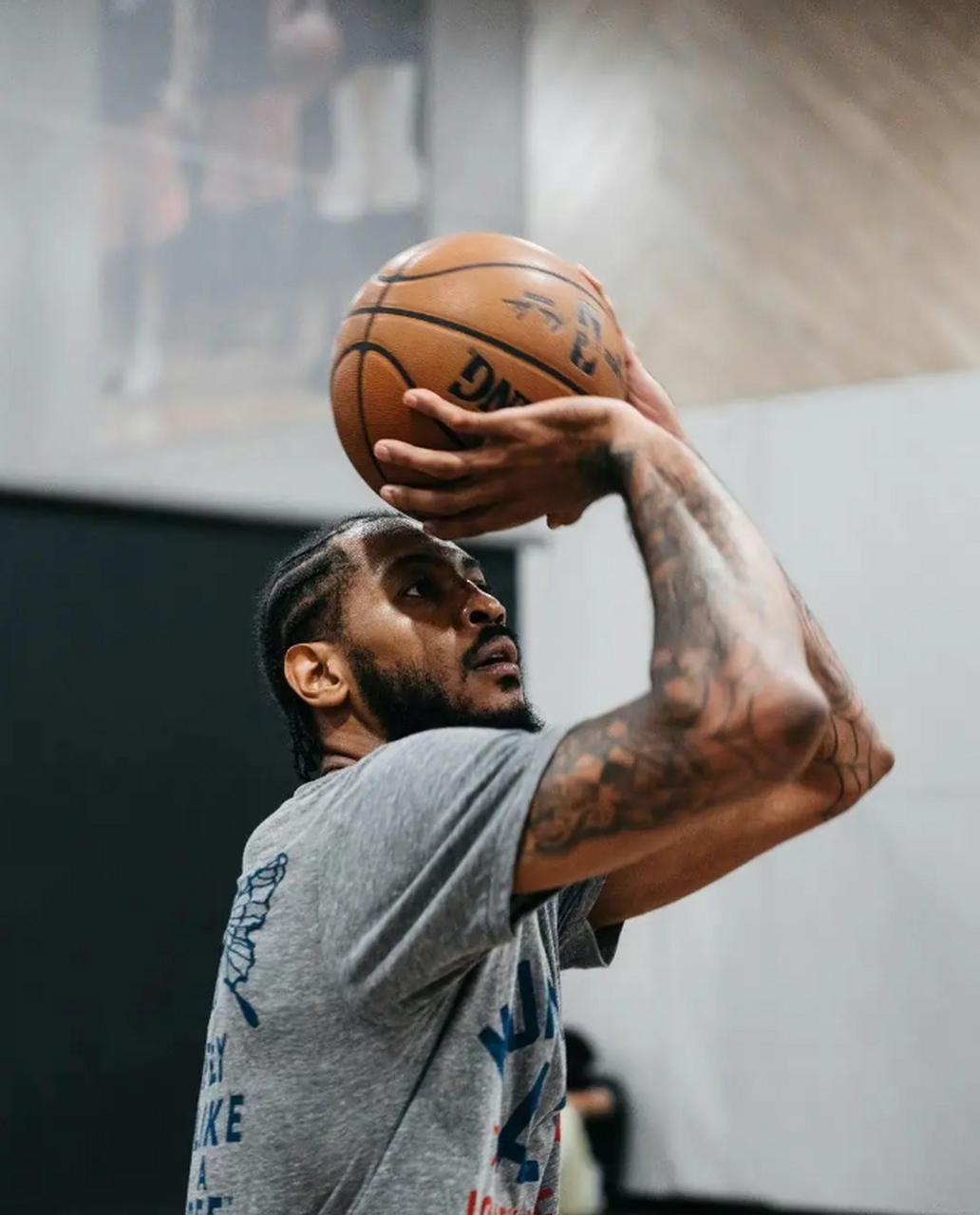 帅就完事了02瓜哥休赛季依旧勤奋训练的帅照02#篮球02#安东尼