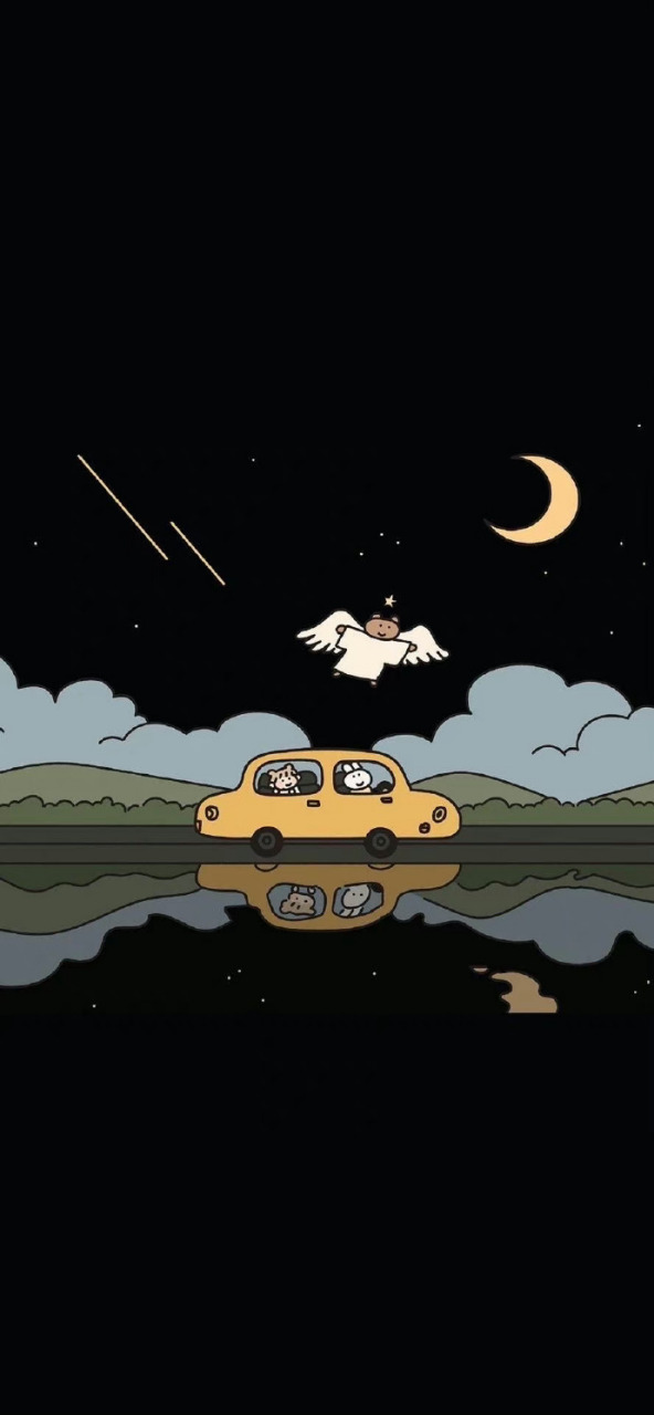 深色系可爱壁纸存一下