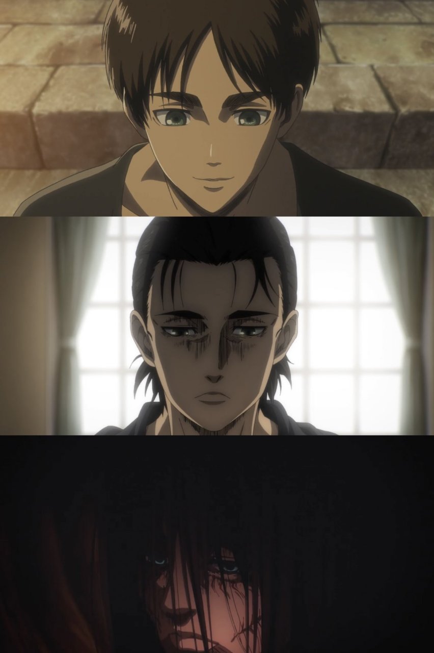 进击的巨人# 看到艾伦的变化,你的心情如何?