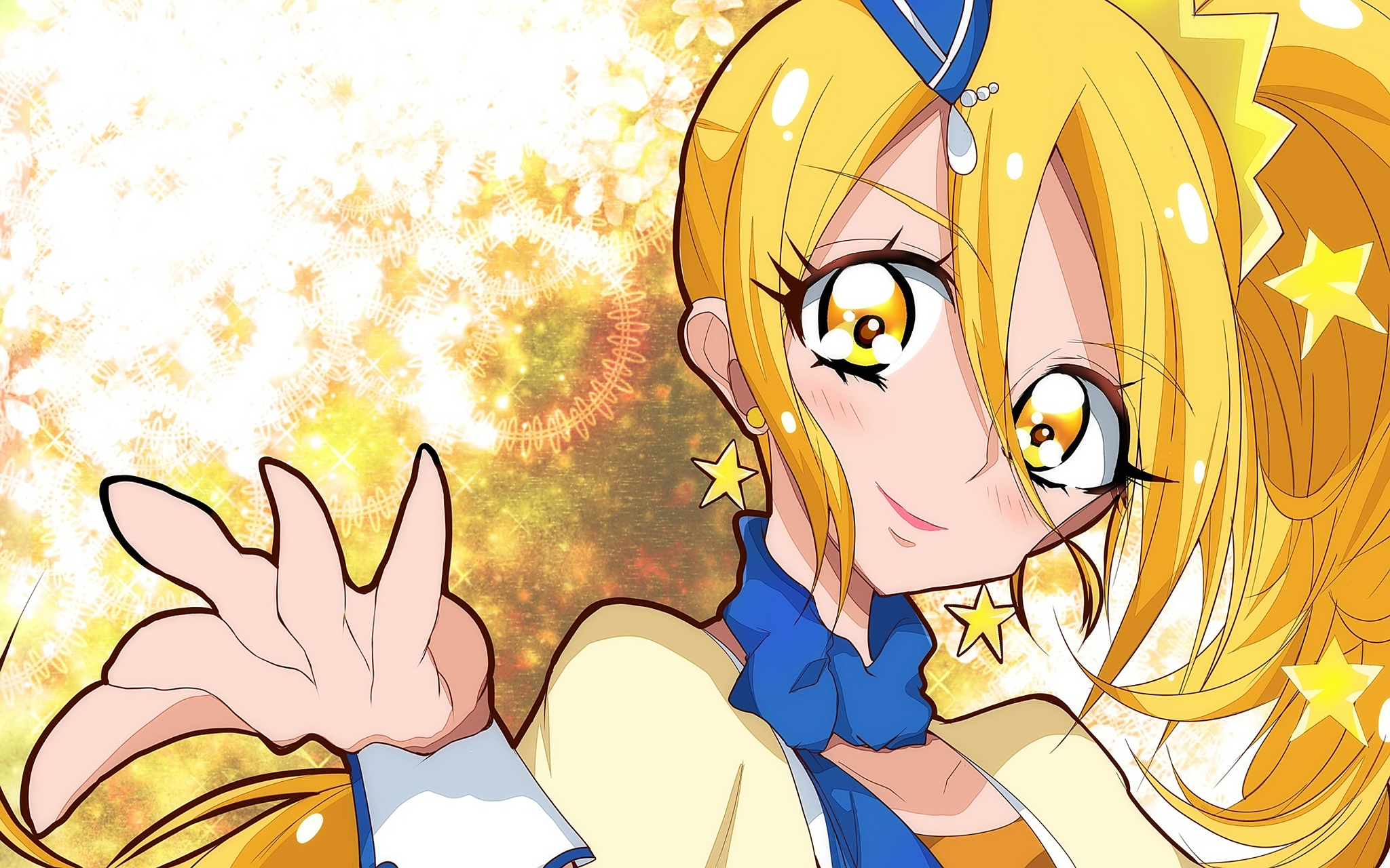 《拥抱光之美少女》壁纸#美少女# #壁纸