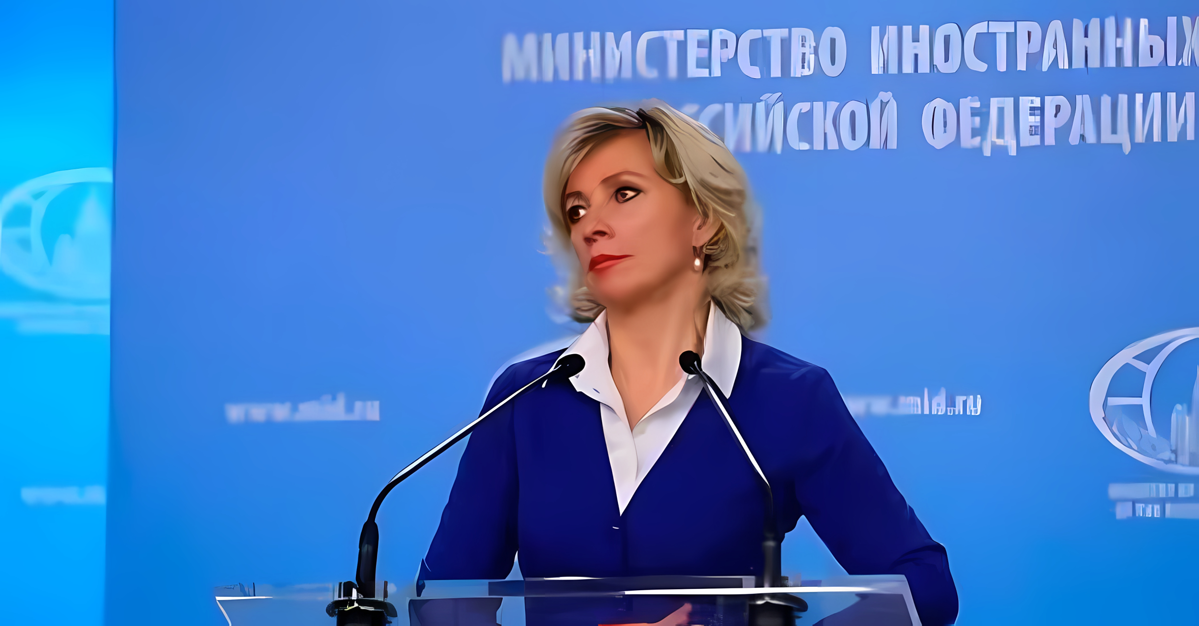 俄联邦外交部发言人扎哈·罗娃在谈到泽连斯基在海牙的演讲时说:"我们